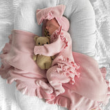 Baby Rib Ruffle Bundle - Powder Pink
