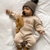 Luna + Luca Bear Jacquard Jumpsuit