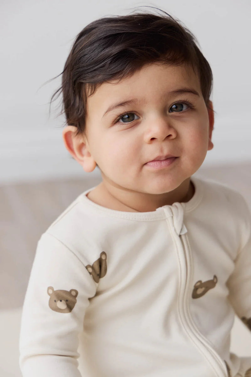 Jamie Kay Organic Cotton Bear Jumpsuit