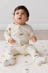 Jamie Kay Organic Cotton Bear Jumpsuit