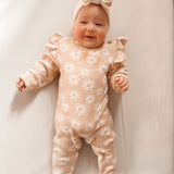 Luna + Luca Floral Jacquard Jumpsuit