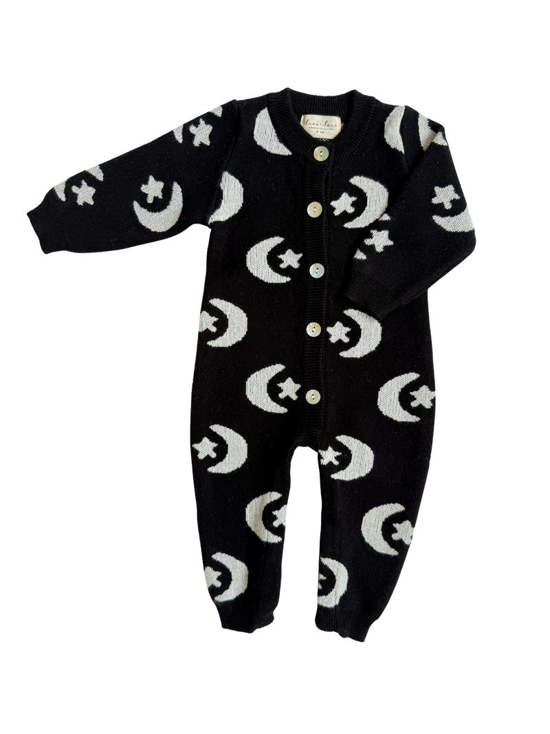 Midnight Sky Jacquard Jumpsuit