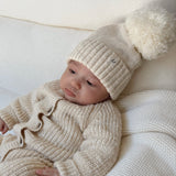Luna + Luca Pom Beanie - French Cream