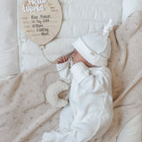 3 Little Crowns Balloon Birth Announcement Plaque