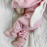 Bunny Ear Booties - Powder Pink