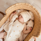 Sunshine Embroidery Romper - Cream