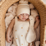 Sunshine Embroidery Romper - Cream
