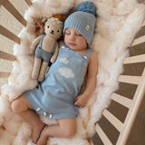 Cloud Dreams Romper - Powder Blue