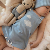 Cloud Dreams Romper - Powder Blue