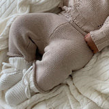 Luna + Luca Knit Pants - Heather Beige
