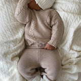 Luna + Luca Knit Pants - Heather Beige