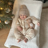 Gingham Knit Jumpsuit