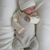 Luna + Luca Natural Knit Overalls
