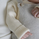 Luna + Luca Baby Rib Bodysuit - Cream