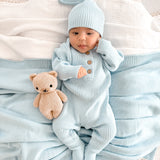 Baby Rib Henley Bundle - Powder Blue
