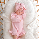 Frills Long Sleeve Knit Romper