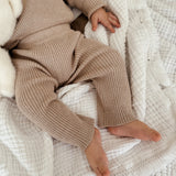 Baby Rib Leggings - Heather Beige