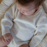 Essential Knit Romper - White