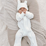 Luna + Luca Bear Waffle Set - White