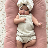 Braided Tank + Bloomers Set - Natural