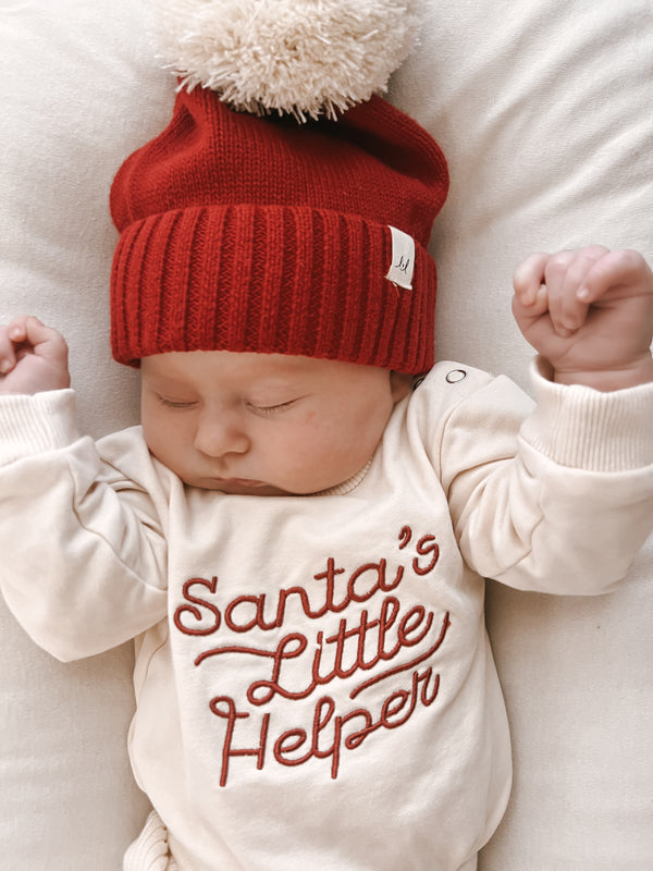 Luna + Luca Santa's Little Helper Romper