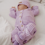 Little B's Pom Booties - Violet