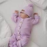 Little B's Pom Booties - Violet