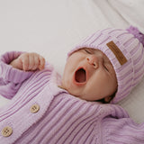 Little B's Ribbed Beanie - Violet