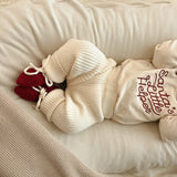 Luna + Luca Baby Rib Leggings - Cream
