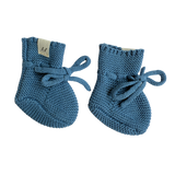 Sock Booties - Denim Blue