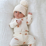 Busy Bear Bodysuit + Pant Set