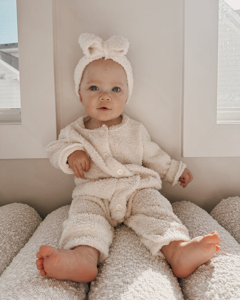 Luna + Luca Cozy Teddy Pocket Jumpsuit