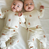 Busy Bear Bodysuit + Pant Set