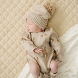 Luna + Luca Bunny Jacquard Romper