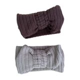 Luna + Luca Top Knot Headband - Tan