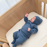 Bring Me Home Cable Knit Bundle - Denim Blue