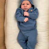 Bring Me Home Cable Knit Bundle - Denim Blue