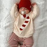 Candy Cane Chenille Pullover