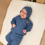 Bring Me Home Cable Knit Bundle - Denim Blue