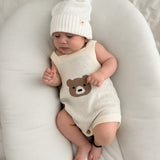 Mr. Bear Romper - Cream