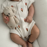 Ice Cream Embroidered Romper