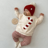 Candy Cane Chenille Pullover