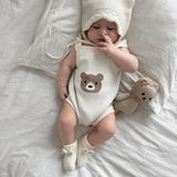 Baby Bear Bonnet - Cream