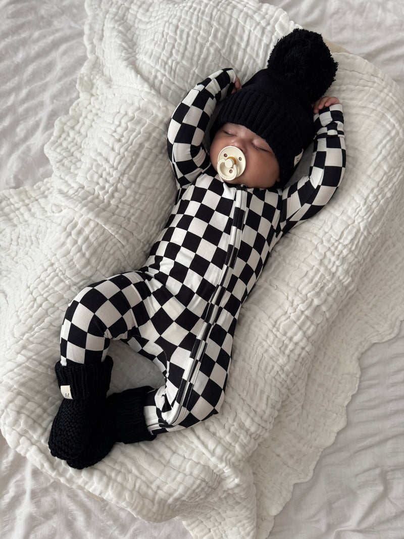 Luna + Luca Pom Beanie - Midnight