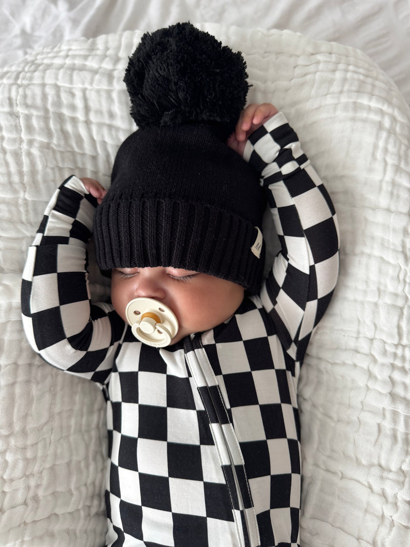 Luna + Luca Pom Beanie - Midnight