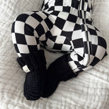Checkered Bamboo Jumpsuit