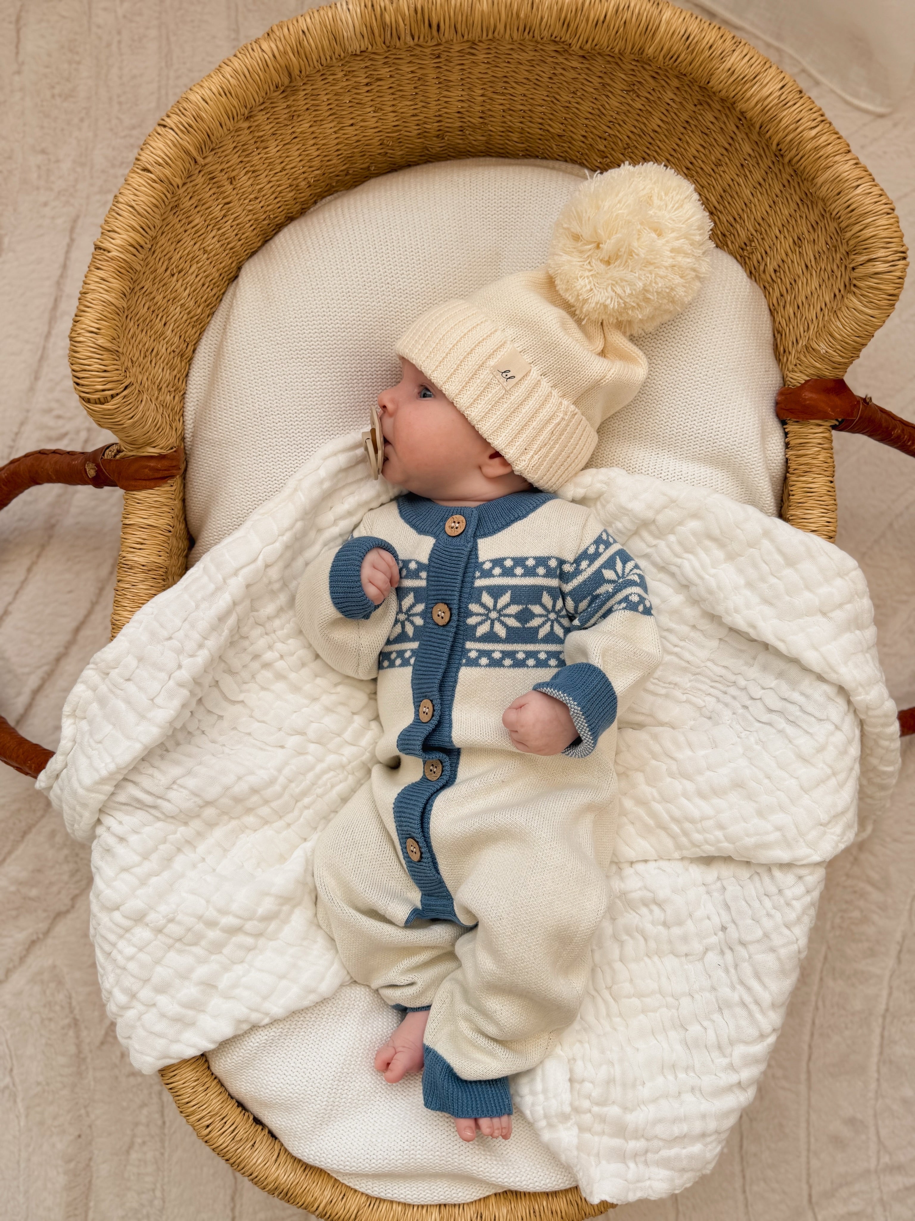 Little B's Chunky Rib Baby Jumpsuit - Milk – Luna + Luca
