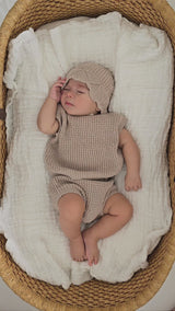 Luna + Luca Summer Tank Set - Heather Beige