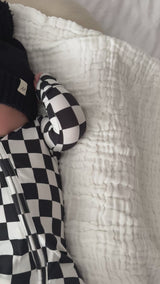 Checkered Bamboo Jumpsuit