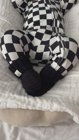 Chunky Knit Booties - Midnight